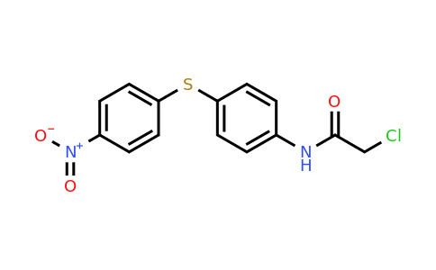 62292-40-4 | 2-Chloro-N-(4-((4-nitrophenyl)thio)phenyl)acetamide