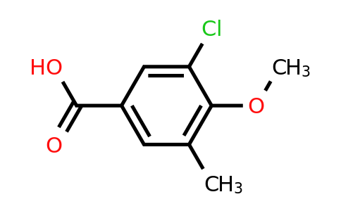 3-Chloro-4-methoxy-5-methylbenzoic acid