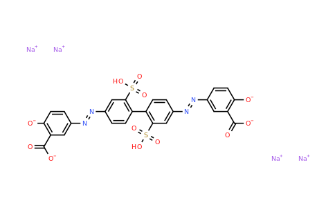 6232-49-1 | Sodium 5,5'-((1E,1'E)-(2,2'-disulfo-[1,1'-biphenyl]-4,4'-diyl)bis(diazene-2,1-diyl))bis(2-oxidobenzoate)