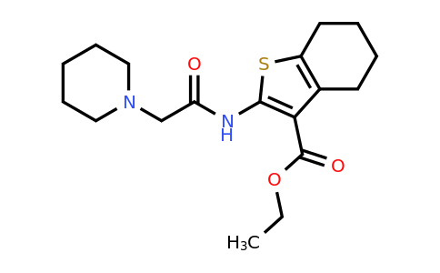 62349-04-6 | Ethyl 2-(2-(piperidin-1-yl)acetamido)-4,5,6,7-tetrahydrobenzo[b]thiophene-3-carboxylate