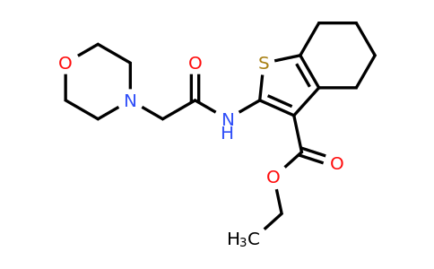 62349-05-7 | Ethyl 2-(2-morpholinoacetamido)-4,5,6,7-tetrahydrobenzo[b]thiophene-3-carboxylate
