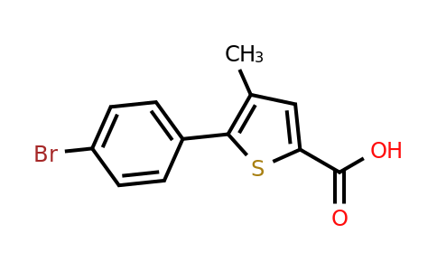62404-05-1 | 5-(4-Bromophenyl)-4-methylthiophene-2-carboxylic acid