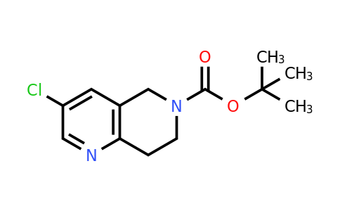 625099-34-5 | tert-Butyl 3-chloro-7,8-dihydro-1,6-naphthyridine-6(5H)-carboxylate