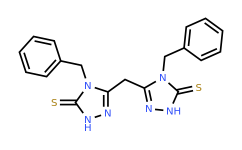 62575-53-5 | 5,5'-Methylenebis(4-benzyl-2,4-dihydro-3H-1,2,4-triazole-3-thione)