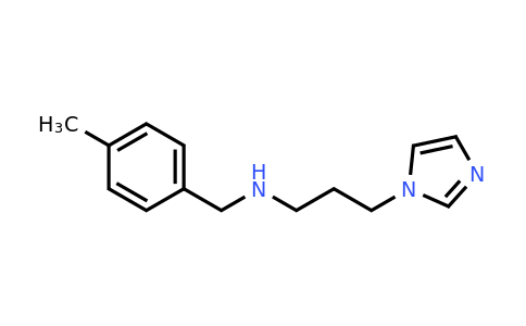 3-(1H-imidazol-1-yl)-N-(4-methylbenzyl)propan-1-amine