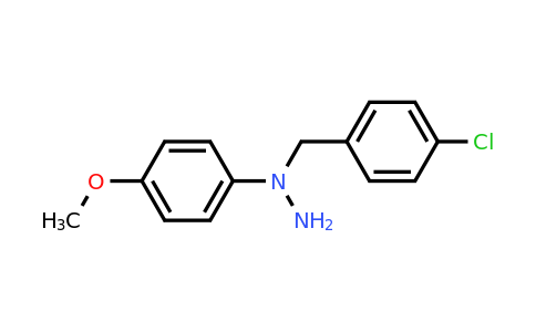 1-(4-Chlorobenzyl)-1-(4-methoxyphenyl)hydrazine