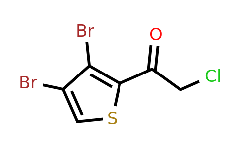 62673-71-6 | 2-Chloro-1-(3,4-dibromothiophen-2-yl)ethan-1-one