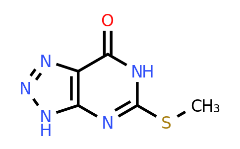 62700-63-4 | 5-(Methylthio)-3,6-dihydro-7H-[1,2,3]triazolo[4,5-d]pyrimidin-7-one