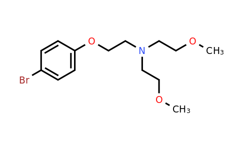 2-(4-Bromophenoxy)-N,N-bis(2-methoxyethyl)ethan-1-amine