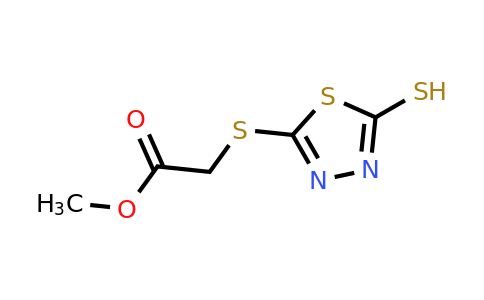 62770-08-5 | Methyl 2-[(5-sulfanyl-1,3,4-thiadiazol-2-yl)sulfanyl]acetate