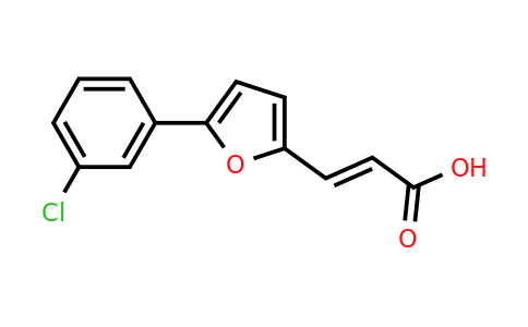 62806-36-4 | (E)-3-(5-(3-chlorophenyl)furan-2-yl)acrylic acid