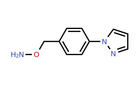 628703-38-8 | O-(4-(1H-Pyrazol-1-yl)benzyl)hydroxylamine