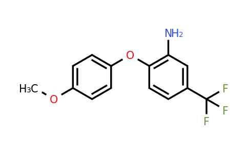 2-(4-Methoxyphenoxy)-5-(trifluoromethyl)aniline