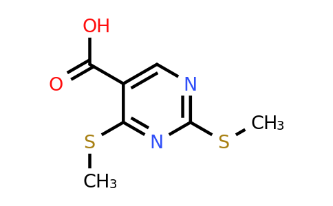 6299-27-0 | 2,4-Bis(methylthio)pyrimidine-5-carboxylic acid