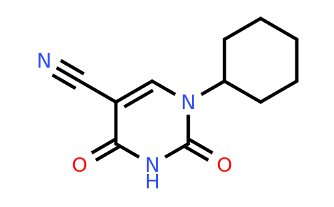 6301-31-1 | 1-Cyclohexyl-2,4-dioxo-1,2,3,4-tetrahydropyrimidine-5-carbonitrile