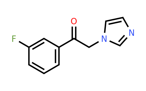 1-(3-Fluorophenyl)-2-(1h-imidazol-1-yl)ethan-1-one