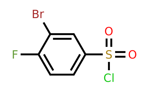 631912-19-1 | 3-Bromo-4-fluorobenzene-1-sulfonyl chloride