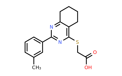 632289-50-0 | 2-((2-(M-tolyl)-5,6,7,8-tetrahydroquinazolin-4-yl)thio)acetic acid