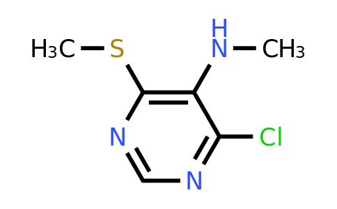63291-55-4 | 4-Chloro-N-methyl-6-(methylthio)pyrimidin-5-amine