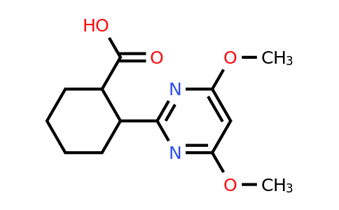 633320-99-7 | 2-(4,6-Dimethoxypyrimidin-2-yl)cyclohexanecarboxylic acid