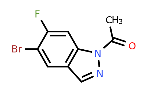 633335-81-6 | 1-(5-Bromo-6-fluoro-1H-indazol-1-yl)ethan-1-one