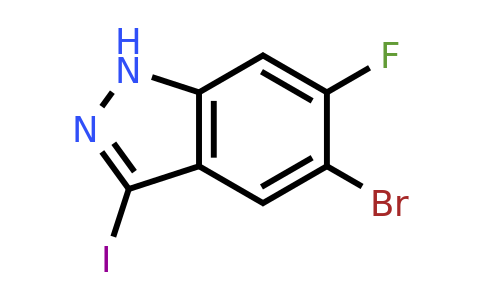 633335-82-7 | 5-Bromo-6-fluoro-3-iodo-1H-indazole