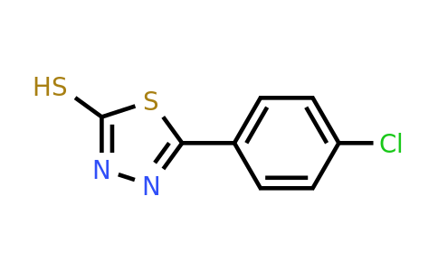 63857-85-2 | 5-(4-Chlorophenyl)-1,3,4-thiadiazole-2-thiol
