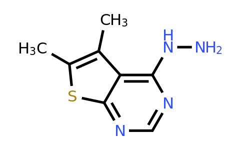 63894-54-2 | 4-Hydrazinyl-5,6-dimethylthieno[2,3-d]pyrimidine