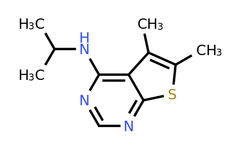 63895-01-2 | n-Isopropyl-5,6-dimethylthieno[2,3-d]pyrimidin-4-amine