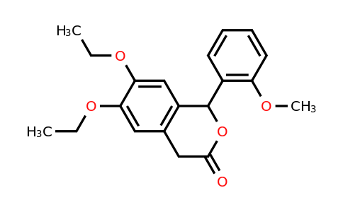 639005-77-9 | 6,7-Diethoxy-1-(2-methoxyphenyl)-3,4-dihydro-1h-2-benzopyran-3-one