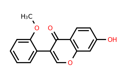 63909-40-0 | 7-Hydroxy-3-(2-methoxyphenyl)-4H-chromen-4-one