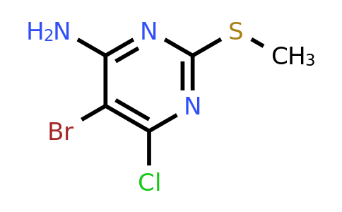 63931-22-6 | 5-Bromo-6-chloro-2-(methylthio)pyrimidin-4-amine