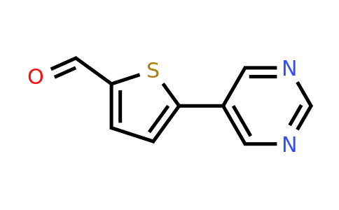 640769-69-3 | 5-(Pyrimidin-5-yl)thiophene-2-carbaldehyde