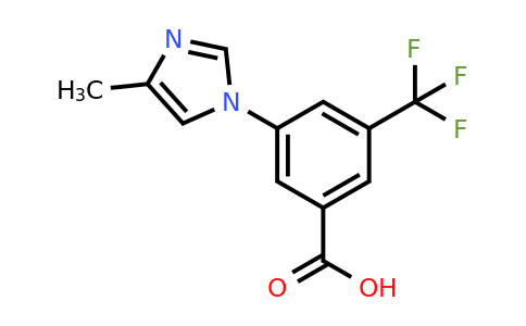 641571-13-3 | 3-(4-Methyl-1h-imidazol-1-yl)-5-(trifluoromethyl)benzoic acid