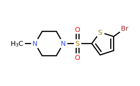 641999-90-8 | 1-((5-Bromothiophen-2-yl)sulfonyl)-4-methylpiperazine
