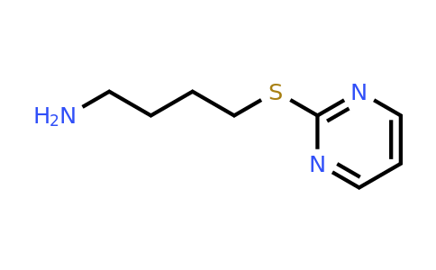 642092-89-5 | 4-(Pyrimidin-2-ylthio)butan-1-amine