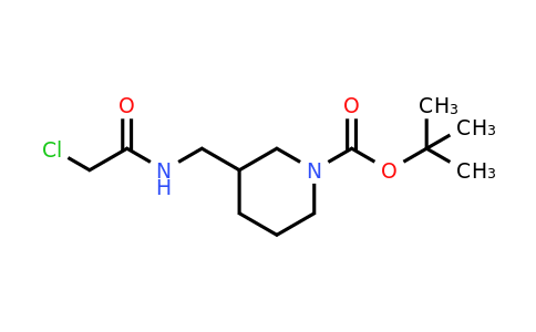 642443-45-6 | Tert-butyl 3-[(2-chloroacetamido)methyl]piperidine-1-carboxylate