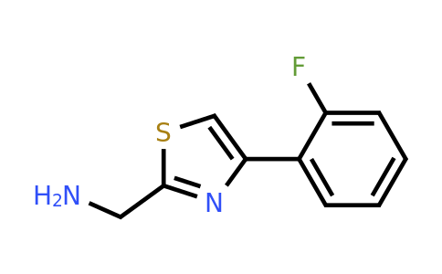 643725-18-2 | [4-(2-fluorophenyl)-1,3-thiazol-2-yl]methanamine