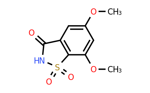 5,7-Dimethoxybenzo[d]isothiazol-3(2H)-one 1,1-dioxide