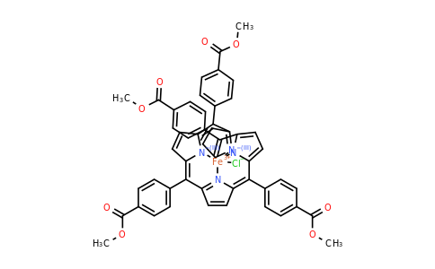 64413-48-5 | Iron, chloro[[1,1′,1′′,1′′′-tetramethyl 4,4′,4′′,4′′′-(21H,23H-porphine-5,10,15,20-tetrayl-κN21,κN22,κN23,κN24)tetrakis[benzoato]](2-)]-, (SP-5-12)-