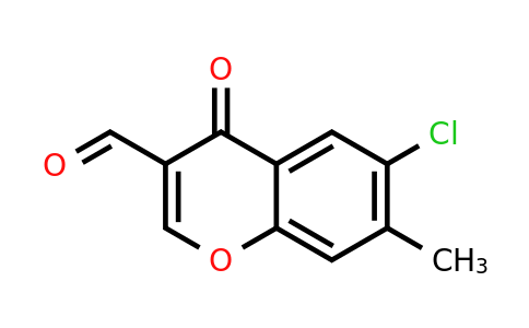 64481-12-5 | 6-Chloro-7-methyl-4-oxo-4H-chromene-3-carbaldehyde