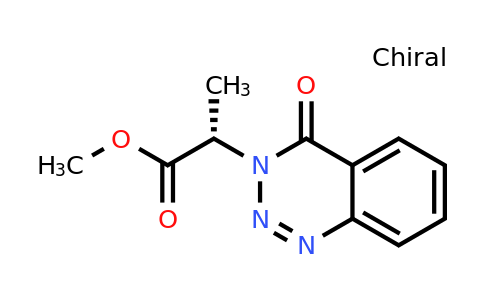 646524-72-3 | Methyl (S)-2-(4-oxobenzo[d][1,2,3]triazin-3(4h)-yl)propanoate