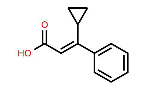 3-Cyclopropyl-3-phenylprop-2-enoic acid