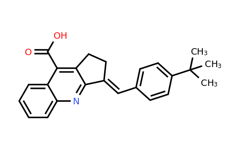 647036-26-8 | 3-[(4-tert-butylphenyl)methylidene]-1h,2h,3h-cyclopenta[b]quinoline-9-carboxylic acid