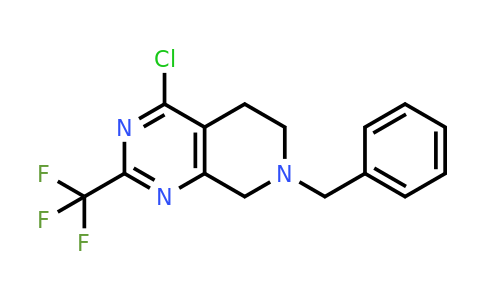 647863-01-2 | 7-Benzyl-4-chloro-2-(trifluoromethyl)-5,6,7,8-tetrahydropyrido[3,4-d]pyrimidine
