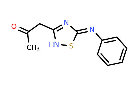 64822-00-0 | 1-(5-(Phenylimino)-2,5-dihydro-1,2,4-thiadiazol-3-yl)propan-2-one