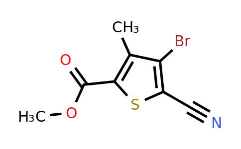 648412-55-9 | Methyl 4-bromo-5-cyano-3-methylthiophene-2-carboxylate