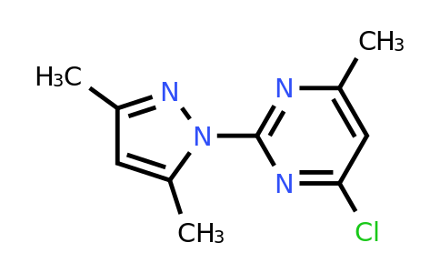 65004-43-5 | 4-Chloro-2-(3,5-dimethyl-1h-pyrazol-1-yl)-6-methylpyrimidine