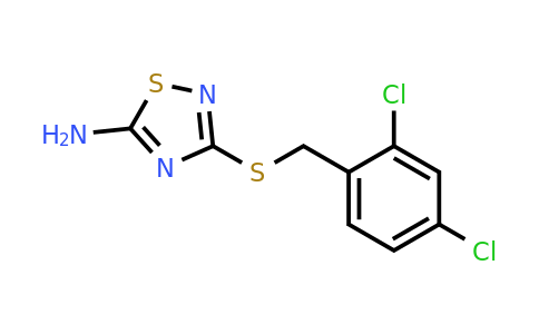 650594-75-5 | 3-[[(2,4-Dichlorophenyl)methyl]thio]-1,2,4-thiadiazol-5-amine