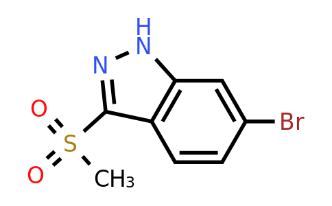 651780-43-7 | 6-Bromo-3-(methylsulfonyl)-1H-indazole